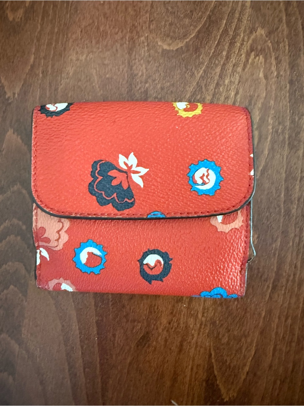 Coach Floral Compact Wallet - Picture 2 of 8